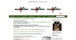 Desktop Screenshot of malerlageret.com